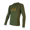 Sensor Double Face Merino Wool Camp safari green L