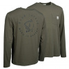 Nash Tričko Make It Happen Carp Logo Long Sleeve T-Shirt Green - XL