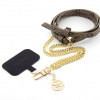 Guess Crossbody Popruh PU 4G Chain with Charm Gold/Brown 14536199