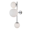 Italux Vailante WL-31221-3B-CH nástenné svietidlo 1xE27, 2xE14 chróm, biela