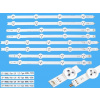 LED podsvietenie pre LCD panely LG AGF78400301AL - 8 pásikov 733mm