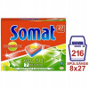Kocky do umývačky riadu Somat 7v1 216 kusov Vápno (Kocky do umývačky riadu Somat 7v1 216 kusov Vápno)