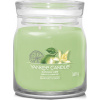 Aromatická svíčka Signature sklo střední Vanilla Lime 368 g - Yankee Candle