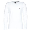 Tommy Hilfiger Tričká s dlhým rukávom STRETCH SLIM FIT LONG SLEEVE TEE Biela