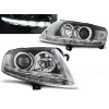 Audi A6 04-08 - predné chrom svetlá s LED denným svietením pre xenon