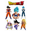 Wydruk na tort masa cukrowa DRAGON BALL Z postavy