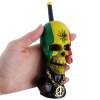 Mini fajka šlukovka Rasta Skull Lebka