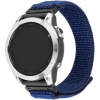 Nylonový řemínek FIXED Nylon Sporty Strap pro Garmin QuickFit 26mm, tmavě modrý FIXNST2-QF26MM-DBL