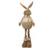 DEKORATÍVNA FIGÚRKA PÁN ZAJAC VEĽKÝ, NASTAVITEĽNÁ VÝŠKA 84-110 CM