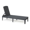 Homania Zasklená veranda Allibert Jaipur Tmavo-sivá 187 x 58 x 29 cm
