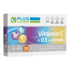 PLUS LEKÁREŇ Vitamín C + D3 + zinok tbl 1x30 ks
