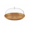 Podnos na dort s poklopem TIFFANY 36 cm, terracotta - GUZZINI (TIFFANY podnos na dort 36 cm, terracotta - GUZZINI)