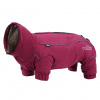 Rukka pets Thermal overall short legs - bunda pre krátkonohé psy - vínová