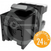 SXKJ-6-UTP-BK-NA - Solarix keystone CAT6 quick cut, multipack 24 ks