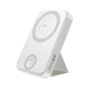 PROMATE PowerMag-Trio SuperCharge MagSafe a Apple Watch Powerbanka s bezdrátovým nabíjením, 10 000 mAh Barva: Bílá
