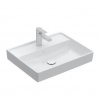Villeroy & Boch Collaro - Umývadlo 60x47 cm, bez prepadu, otvor na batériu, CeramicPlus, alpská biela 4A3361R1