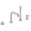 GROHE Essence páková vaňová 4-otvorová batéria, supersteel 19578DC1 19578DC1