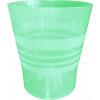 Plastkon dekorativní kvetináč Orchid 15 cm transparentní zelený