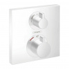 Hansgrohe Ecostat Square - Termostatická batéria pod omietku pre dva spotrebiče, matná biela 15714700