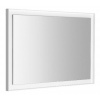 Sapho Zrkadlá - Zrkadlo Flut v ráme 100x70 cm, s LED osvetlením, biela FT100