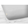 Jersey prestieradlo svetlo sivé na výšku matraca do 40 cm Veľkosť: 160 x 200