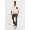 NOHAVICE CAMEL ACTIVE PANTS-RELAXED FIT SEPIA BROWN