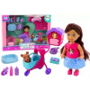 LEAN Toys so psíkmi Príslušenstvo pre psíkov Ružové šteniatko 16 ks.