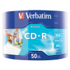 VERBATIM CD-R (50-pack)Spindle/Extra Protection Datalife Inkjet Printable Wrap /52x/700MB WRAP 43794