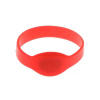 Silikónový náramok Mifare Classic 1K 13,56Mhz červený, priemer 65mm
