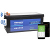 LiFePO4 EUROPOWER LFP 12,8V 280Ah Bluetooth batéria, vyhrievacia podložka (životnosť ~2000 cyklov)