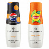 Sada 2 koncentrátov. Sodastream Pepsi MAX Mango + Lipton Ice Tea Peach