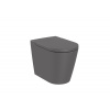 Roca INSPIRA Round WC misa stojatá RimFree 56 x 37 cm, onyx A347526640