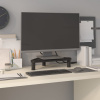 Rohový stojan na monitor čierny 49x28x10,5 cm-ForU-51723