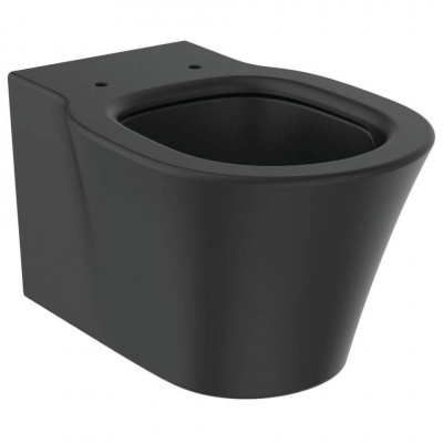 Ideal Standard Connect Air - Závesné WC 36x54cm AQUABLADE, Hodvábna čierna E0054V3