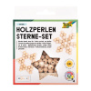 folia sada drevených korálok HVIEZDY NATURE, 161 dielov