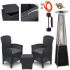 Terasový plynový ohrievač - Plynový dáždnik Gunner Garden Furniture Set Barb (Plynový dáždnik Gunner Garden Furniture Set Barb)
