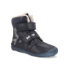 Detské zimné topánky barefoot D.D.step W063-52263 modré