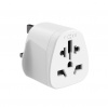 FIXED UK Adaptér pre zapojenie EU, US, AUS zariadení do UK zásuviek, biely FIXCT-UK - Cestovný adaptér do UK