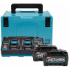 Makita 191U00-8 Súprava Li-ion XGT 40V 2xBL4040+1xDC40RB+Makpac