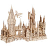 Ugears 3D dřevěné mechanické puzzle Hrad Bradavice, Harry Potter