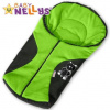 Fusak nielen do autosedačky Baby Nellys ® POLAR - zelený medvedík Baby Nellys 8596309003801
