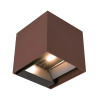 Nástenné LED COB solárne svietidlo 3W s batériou 1x2600mAh 16h 4000K Corten IP65 VT-11109