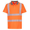 PORTWEST HI-VIS ECO POLO EC10 / Reflexná ECO polokošeľa, 6 ks v balení - HV oranžová S