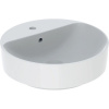 Geberit Variform umývadlo 45x45 cm okrúhly pultové umývadlo biela 500.769.01.2