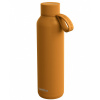 Quokka Solid, Nerezová fľaša / termoska s pútkom Mustard, 630ml, 40173