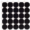 Intermatex TECH mozaika Octogon Black Matt 29,5x29,5 SPH INT077