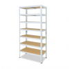 Meets-ecommerce UG Policový regál 200x100x45, 4-7 políc Farba: Biela, Počet polic: 7 políc
