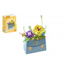 Stavebnice mini KOCO Květina v kabelce plast 223ks v krabičce 11x15x6cm