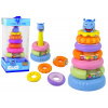 Shumee Vzdelávacia pyramída s farebnými prsteňmi