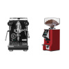 Profitec PRO 400, black + Eureka Mignon Specialita Smart, CR ferrari red